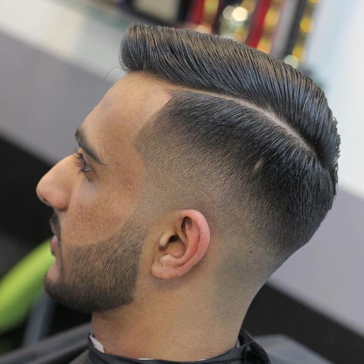 Стрижка бархатный фейд