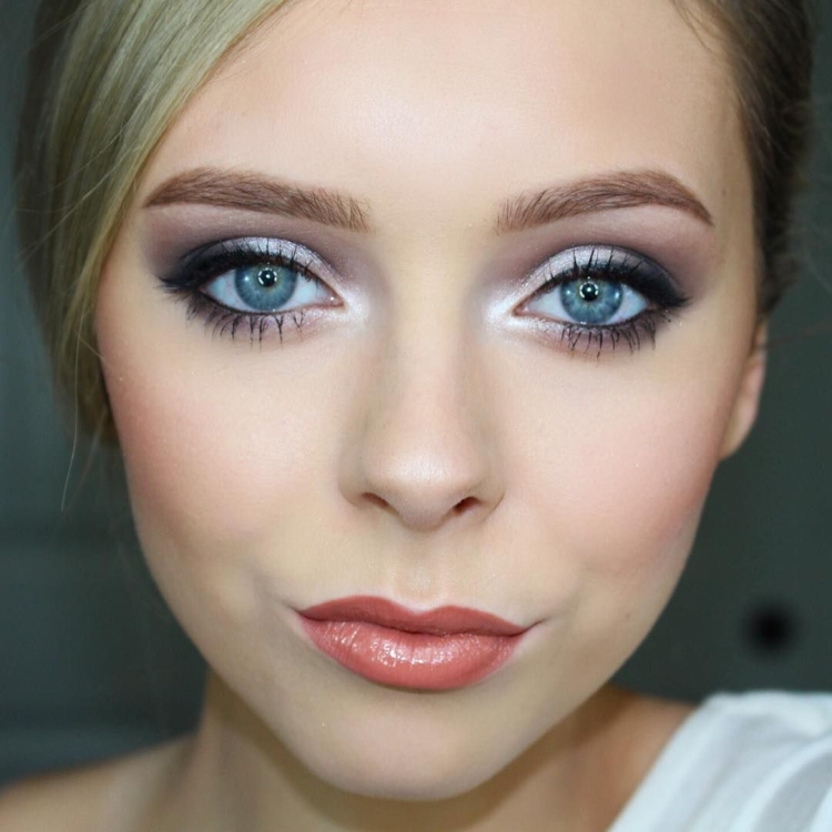 Макияж для голубоглазых