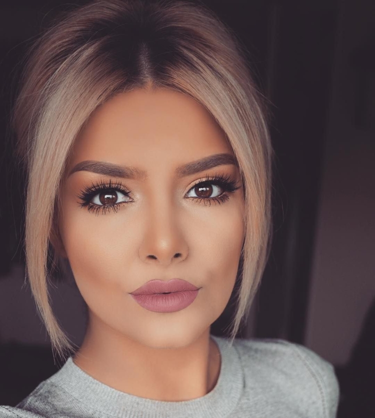 Макияж для блондинок с карими глазами