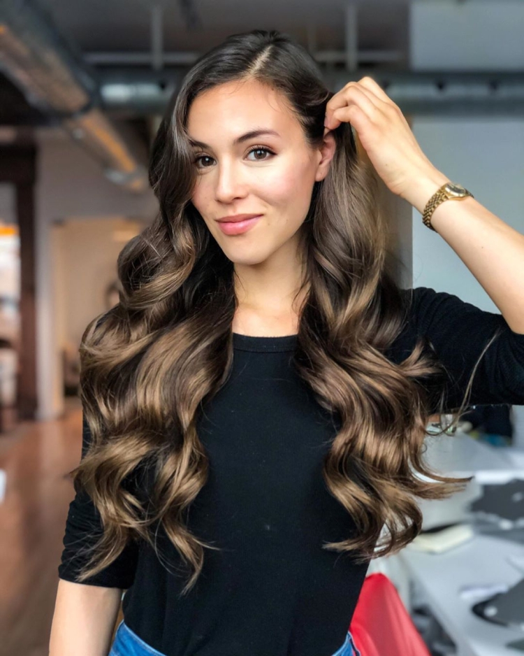 Большие волны на волосах