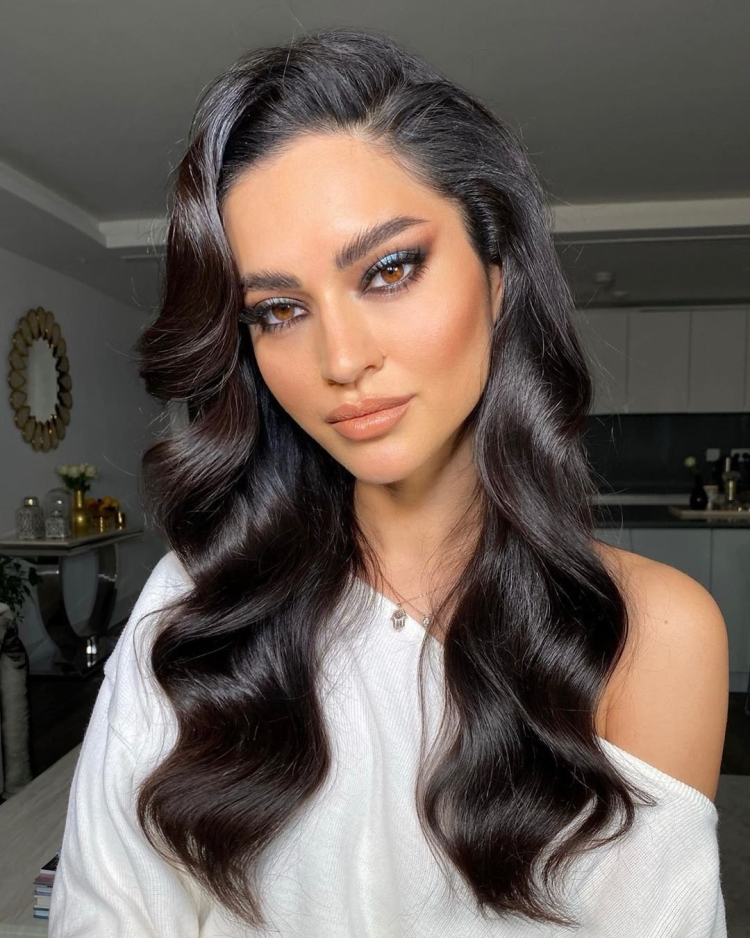 Укладка голливудские Локоны