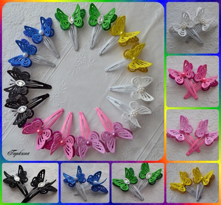 Мастер класс заколки для девочек