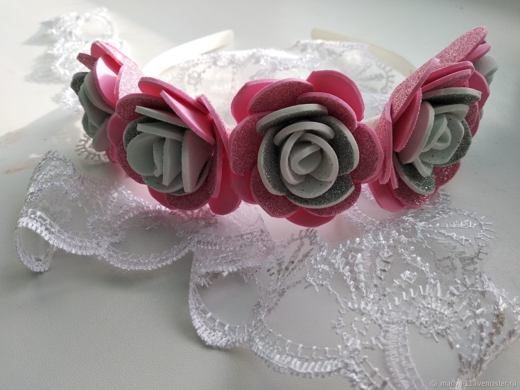 Заколки из фоамирана