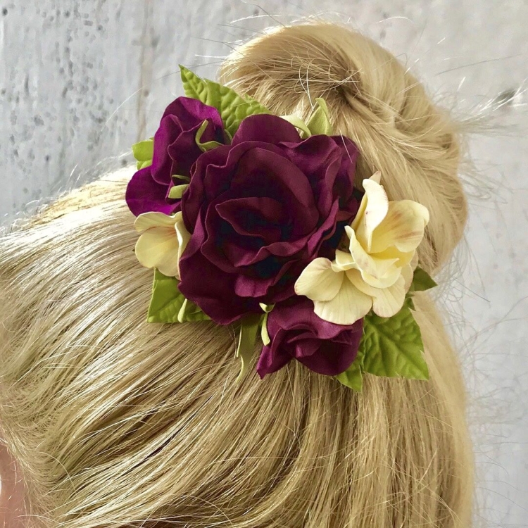 Заколки для волос из фоамирана