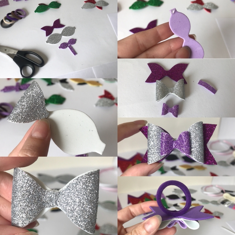 Бантики из фоамирана