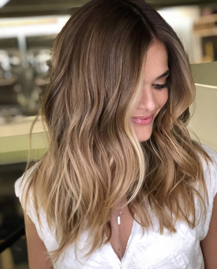 Кофейный балаяж