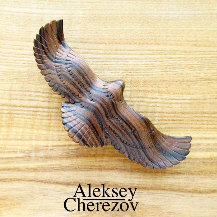 Резные с дерева заколки для волос