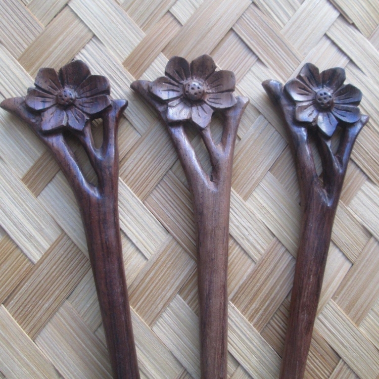 Палочки для волос своими руками из дерева