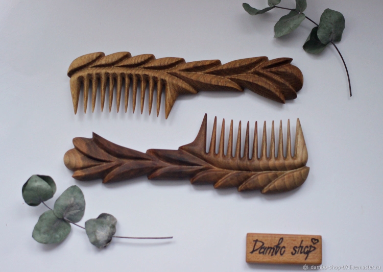 Резные гребни для волос
