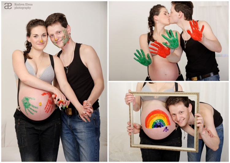 Оригинальные фотосессии беременных