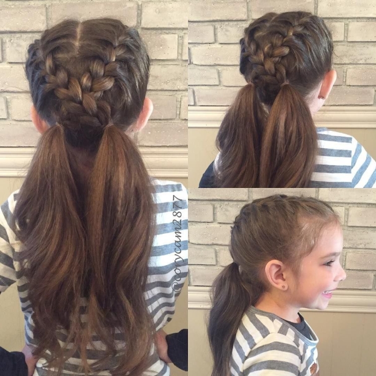 Простые причёски для девочек на длинные волосы