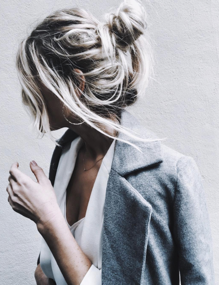 Растрепанная прическа