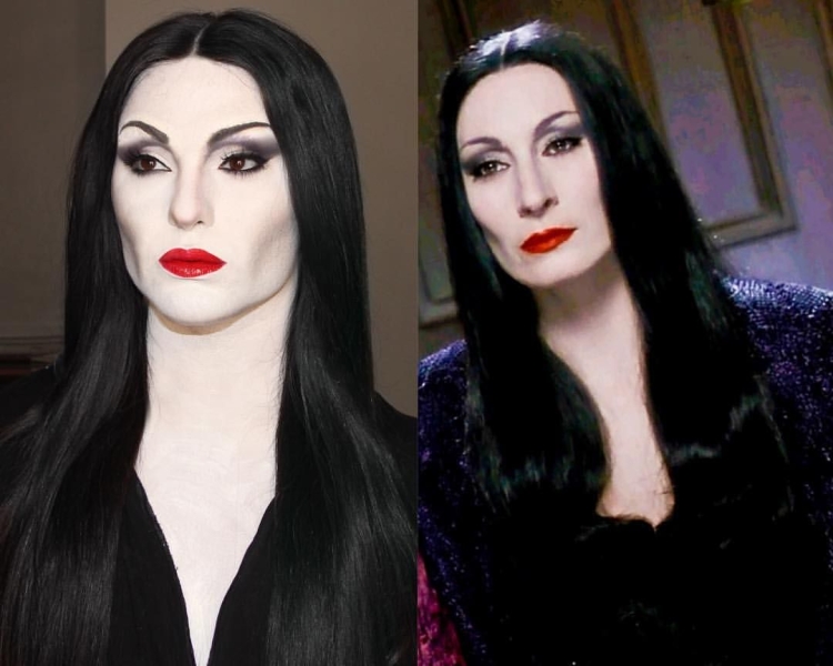 Мартиша Аддамс макияж