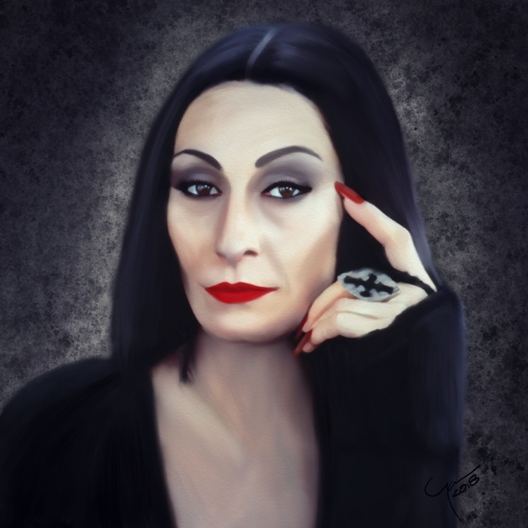 Мартиша Аддамс портрет