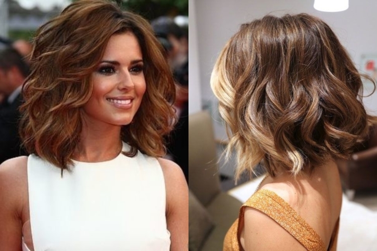 Модные кудри 2022 на средние волосы Локоны на каре