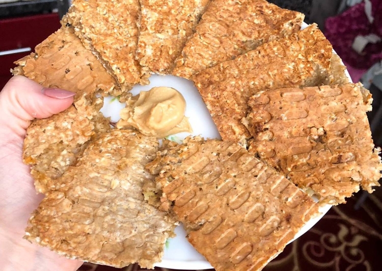 Овсяные вафли в электровафельнице