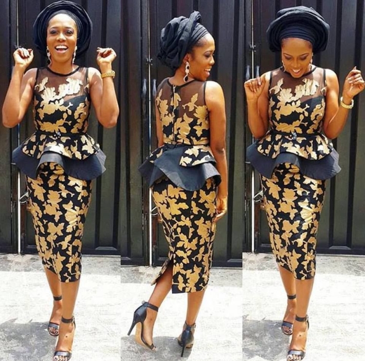 Африканский стиль в одежде Вечерний