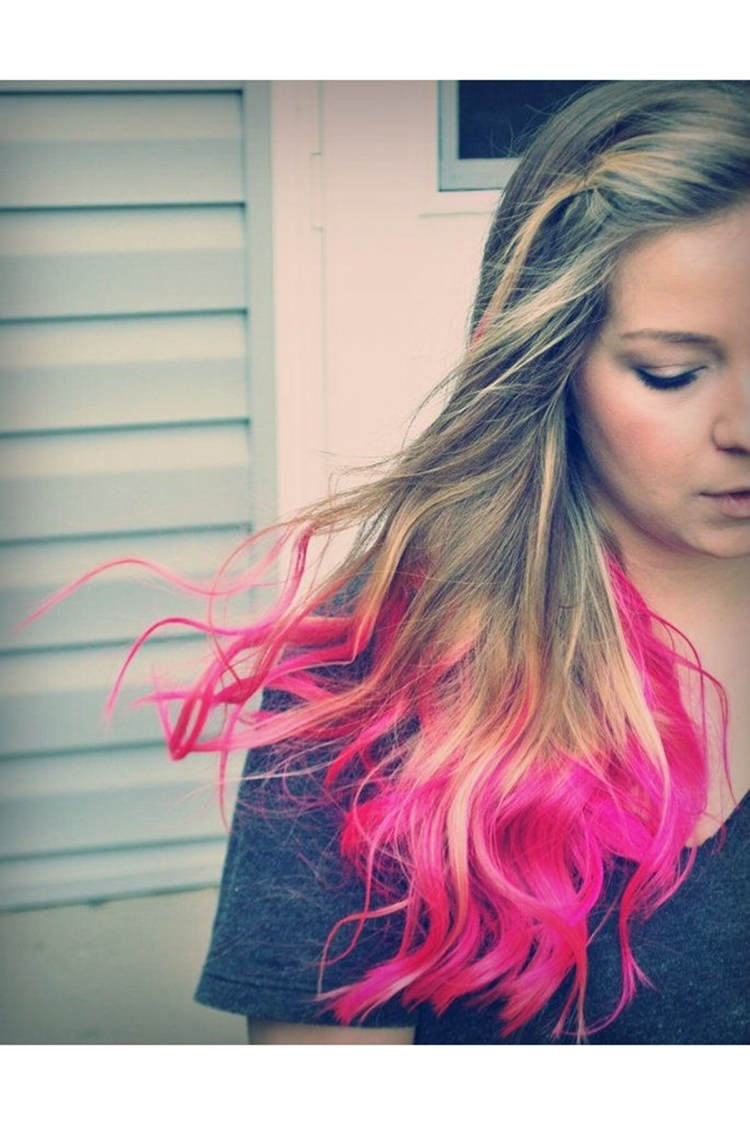 Dip Dye окрашивание