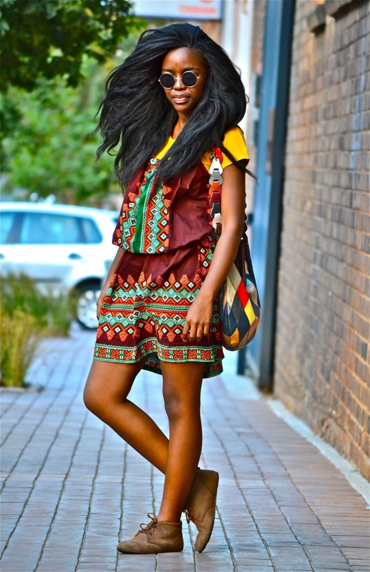 Наряд в африканском стиле
