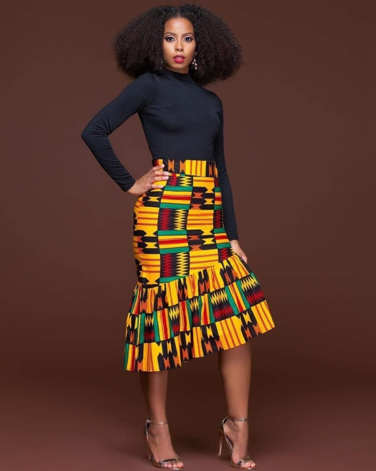 Платье в африканском стиле