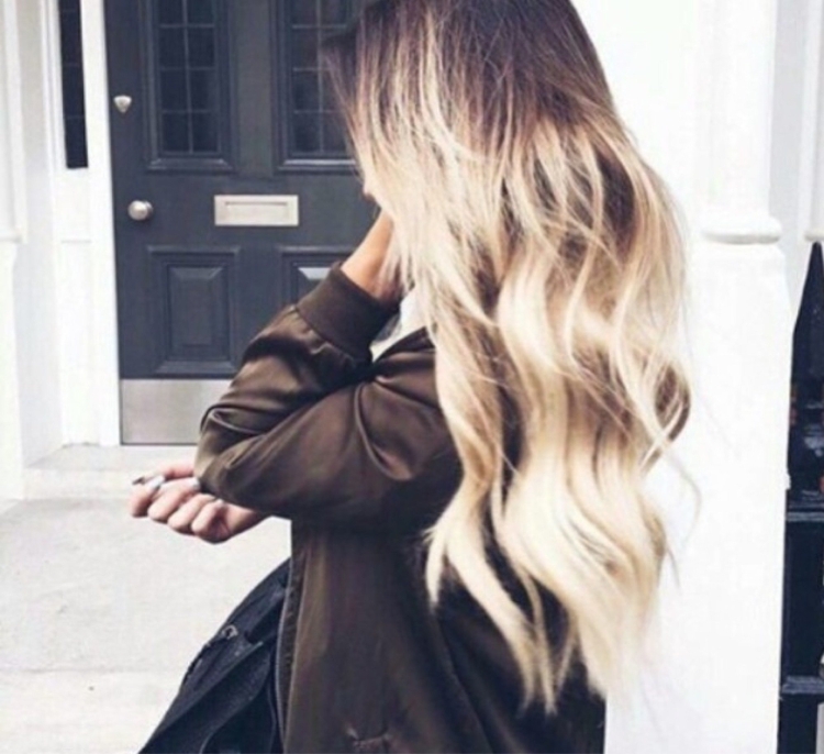 Красивые девушки с омбре