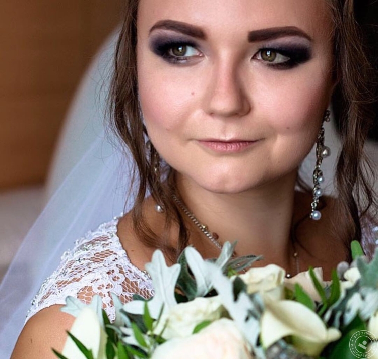 Макияж Смоки для невесты