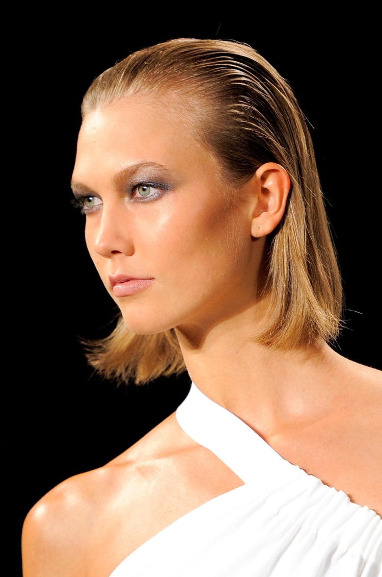 Эффект мокрых волос на короткие волосы