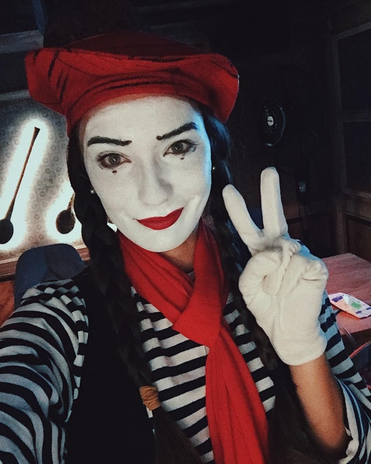 Грим французского Мима