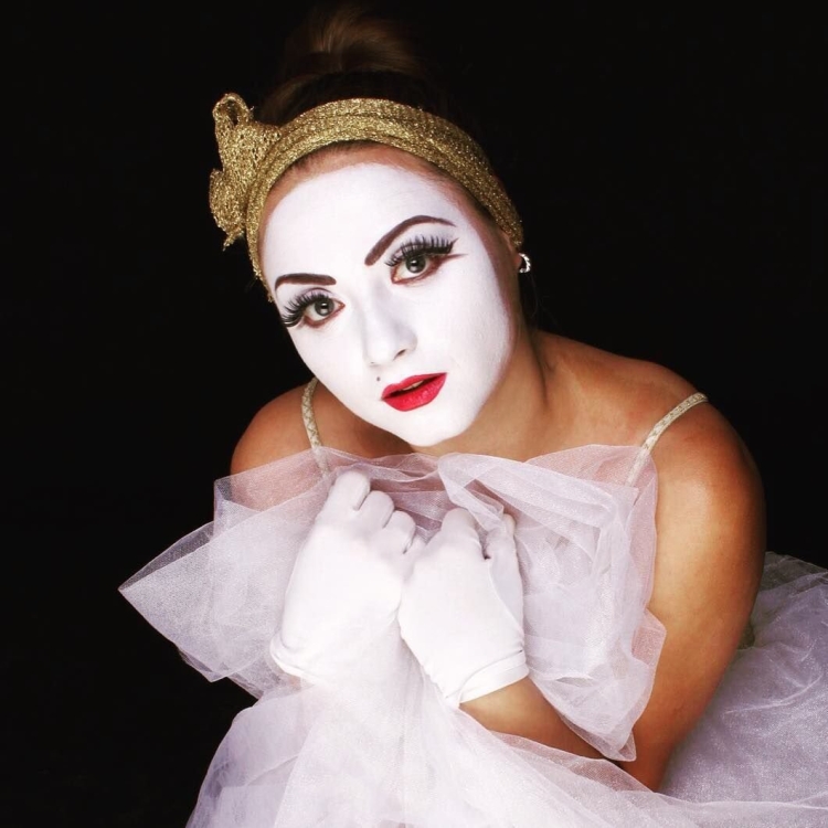 Мим макияж женский