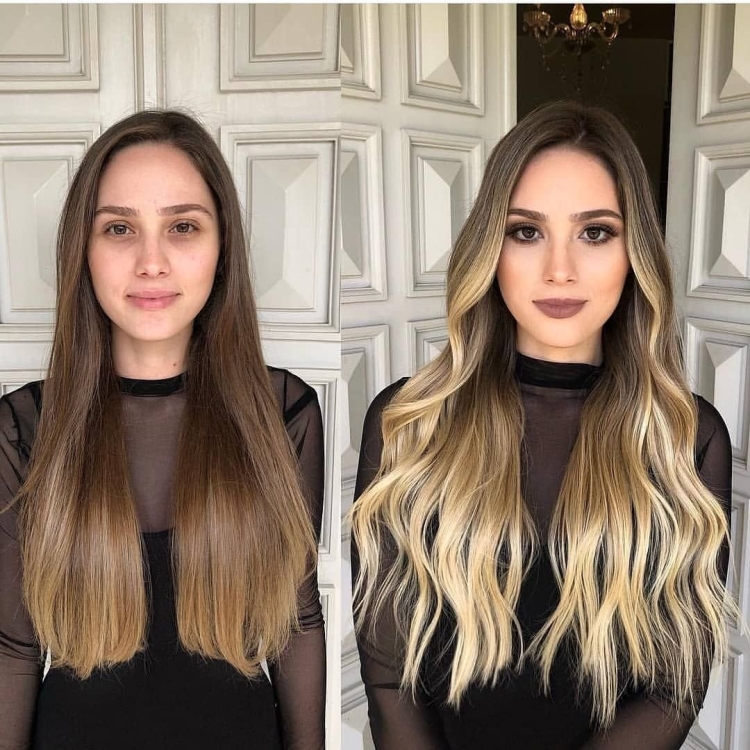 Шатуш балаяж контуринг