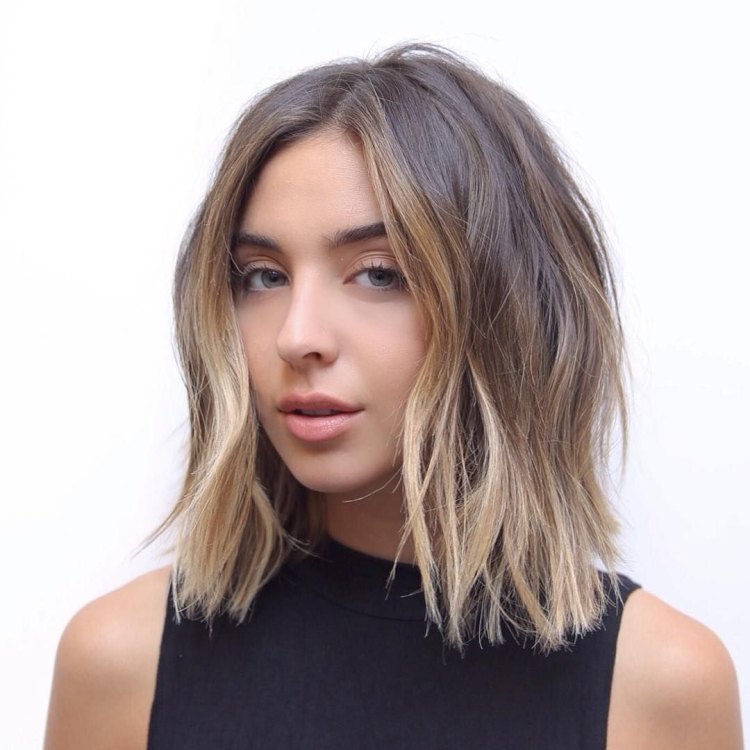 Балаяж контуринг на каре