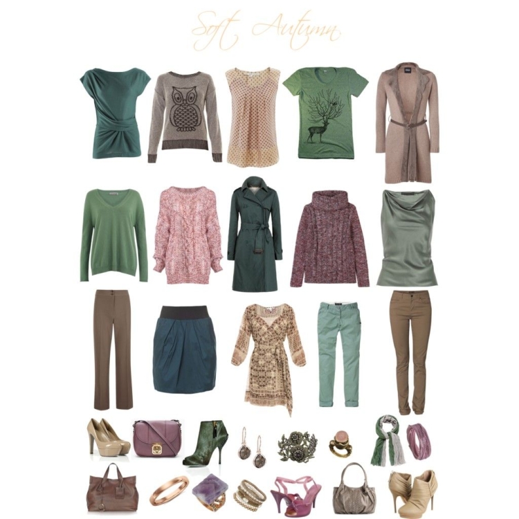 Базовый капсульный гардероб цветотип осень