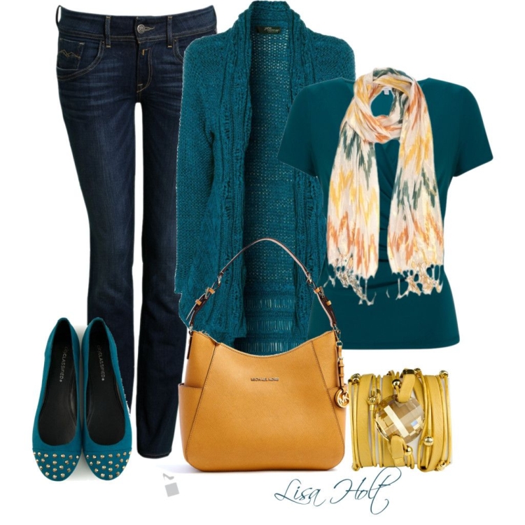 Комплекты одежды для цветотипа осень