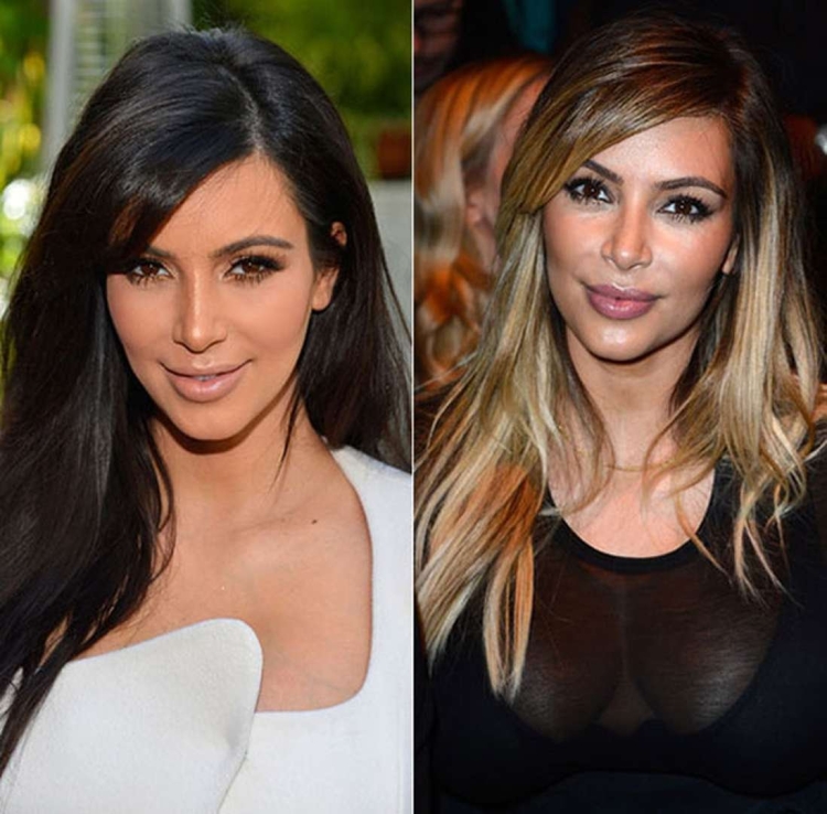 Ким кардашеан пакрасласаи в бландинку