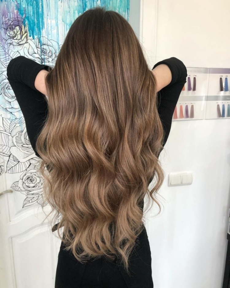 Цвет волос капучино