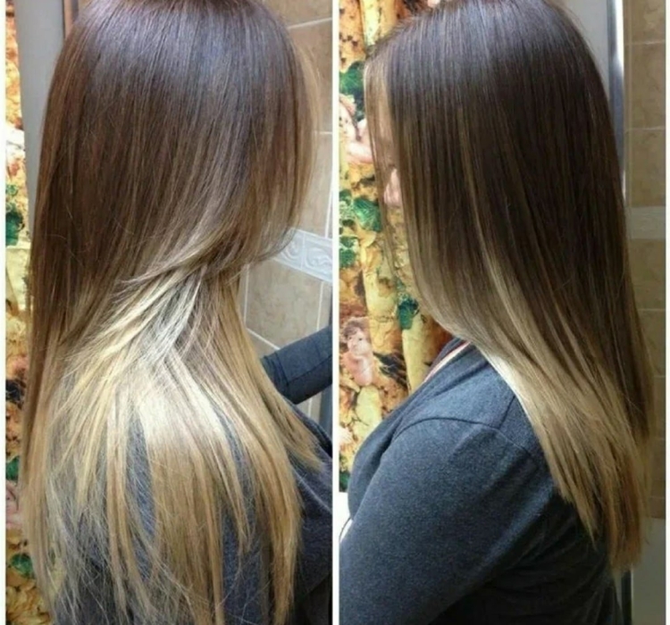 Окрашивание без осветления на темные волосы