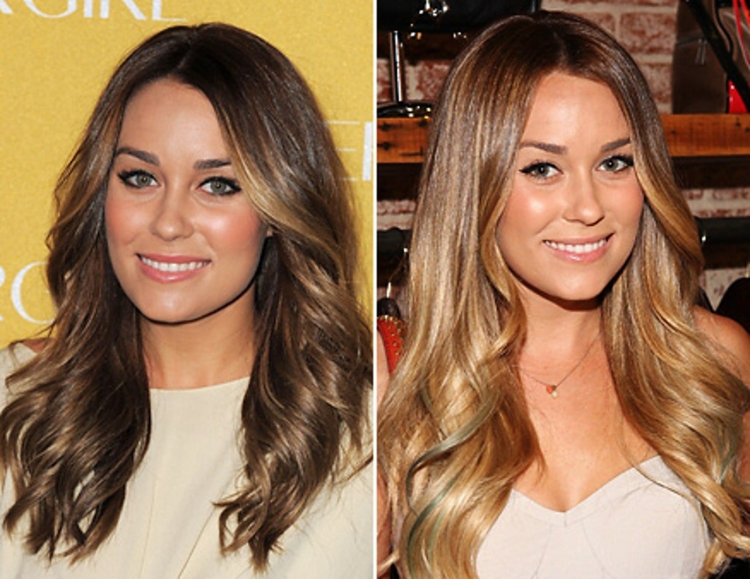 Из шатенки в русую