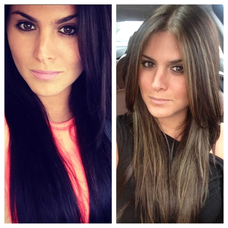 Из темных волос в светлые