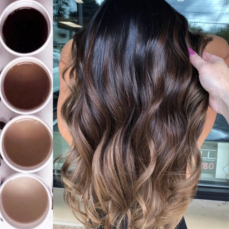 Балаяж капучино