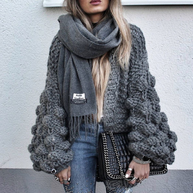 Стильные вязаные вещи