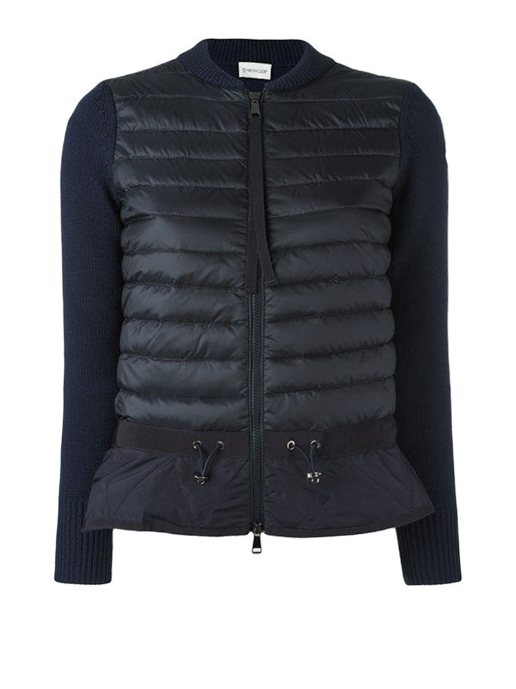 Moncler комбинированный кардиган