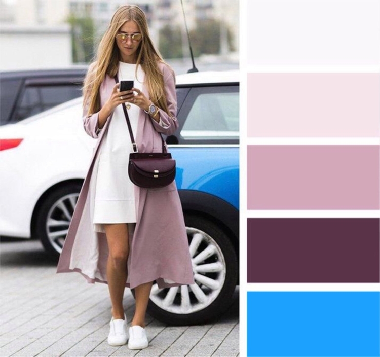 Оттенки одежды для блондинок