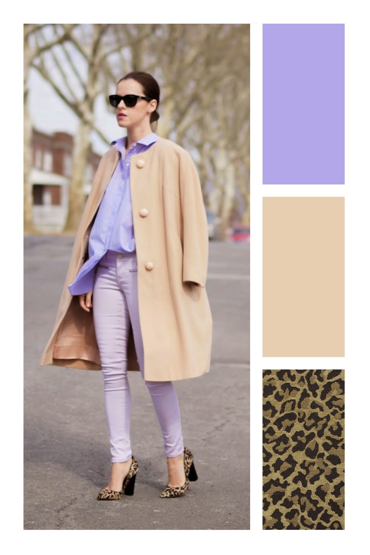 Сочетание с бежевым цветом в одежде