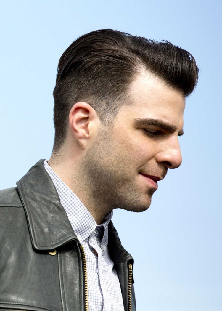 Стрижка андеркат Помпадур