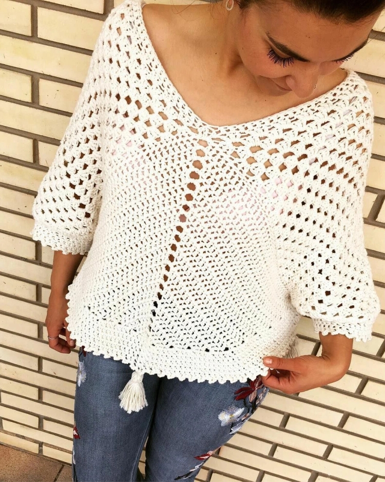 Кофта крючком