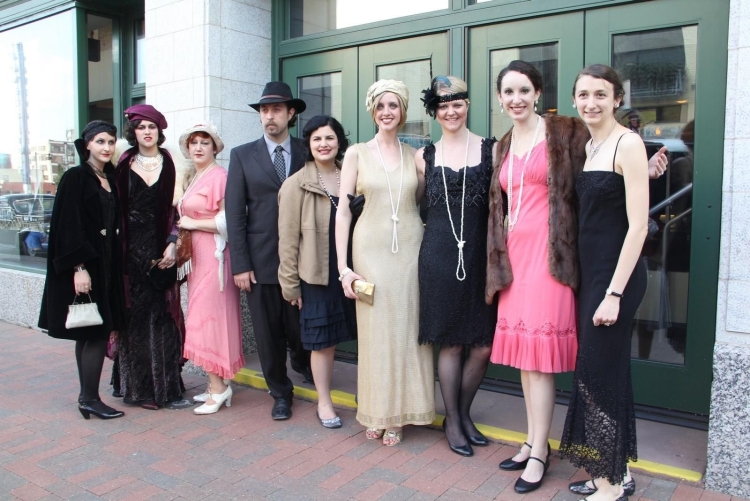 Великий Гэтсби вечеринка в стиле костюмы женские