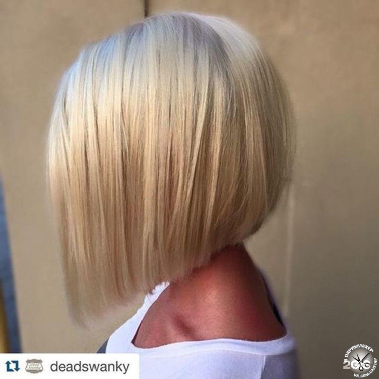 Стрижки каре градуированное блондинка удлиненное