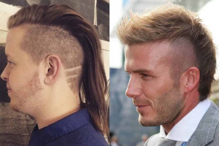 Стрижка с выбритыми висками мужская и длинным затылком