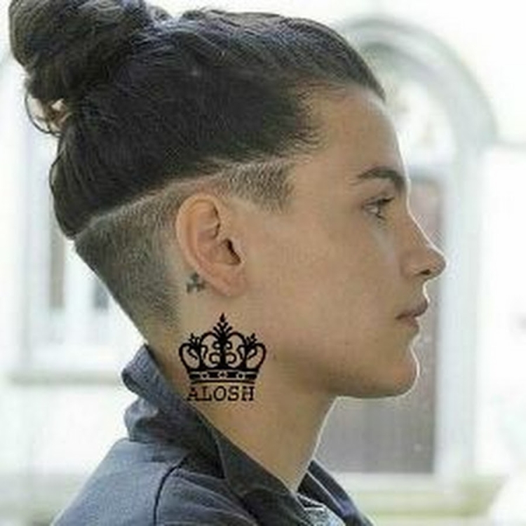 Топ кнот андеркат