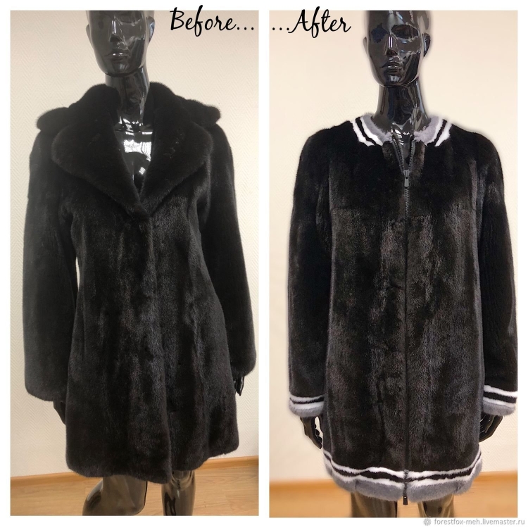 Перешив шубы из норки